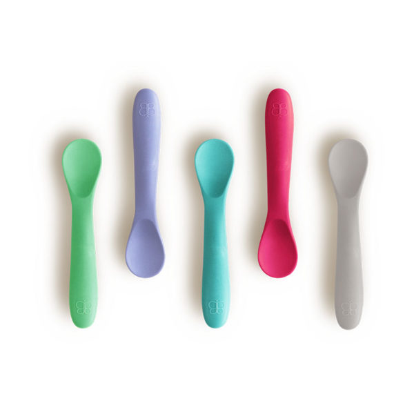 Bbluv Spoon Σετ 5 Κουτάλια Σιλικόνης Ροζ Bbluv Spoon Σετ 5 Κουτάλια Σιλικόνης Ροζ