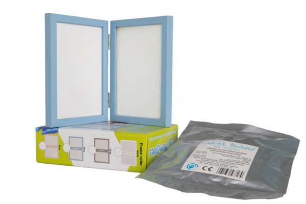 Κορνίζα για αποτύπωμα πηλού και φωτογραφία - Gray (10x15εκ.)