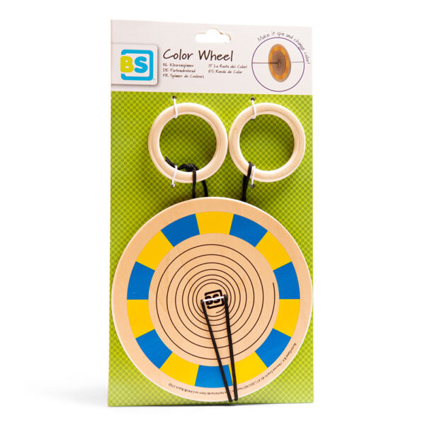Bs Toys - Ξύλινος Χρωματιστός Τροχός