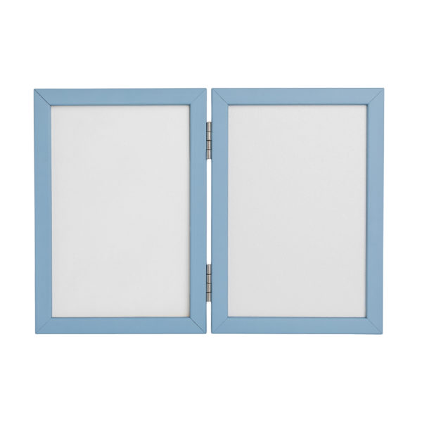 Κορνίζα για αποτύπωμα πηλού και φωτογραφία - Blue (10x15εκ.)