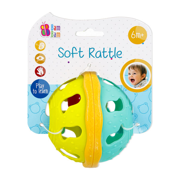 466602 Βρεφική μπάλα κουδουνίστρα