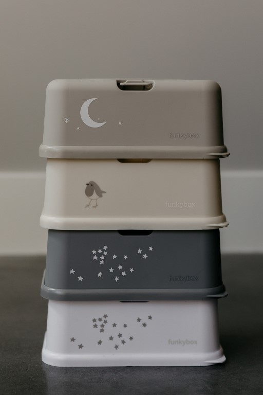 Funkybox Grey - Little Stars