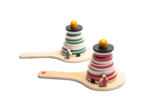 Bs Toys- Ξύλινο Παιχνίδι Ισορροπίας Φάροι