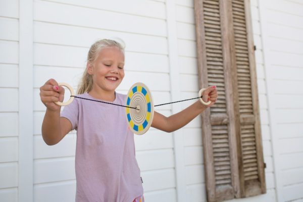 Bs Toys - Ξύλινος Χρωματιστός Τροχός