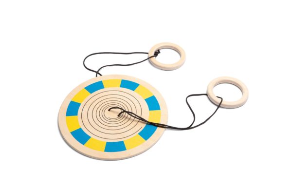 Bs Toys - Ξύλινος Χρωματιστός Τροχός