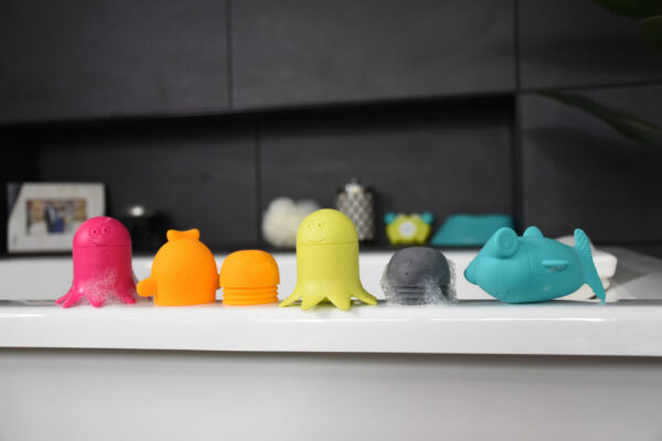 Bbluv Buddies - Σετ 6 Παιχνίδια Μπάνιου Σιλικόνης