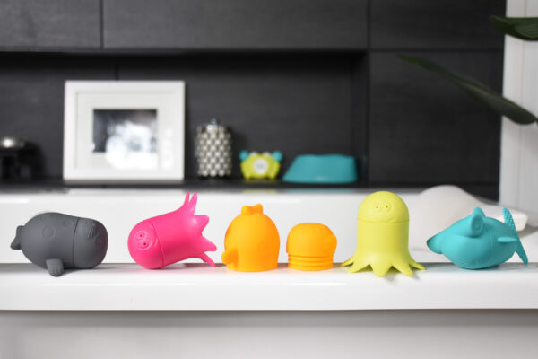 Bbluv Buddies - Σετ 6 Παιχνίδια Μπάνιου Σιλικόνης