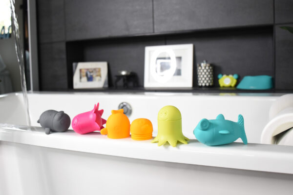 Bbluv Buddies - Σετ 6 Παιχνίδια Μπάνιου Σιλικόνης