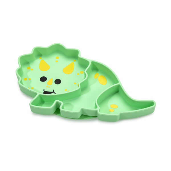 Melii - Πιάτο σιλικόνης με βεντούζα Dino