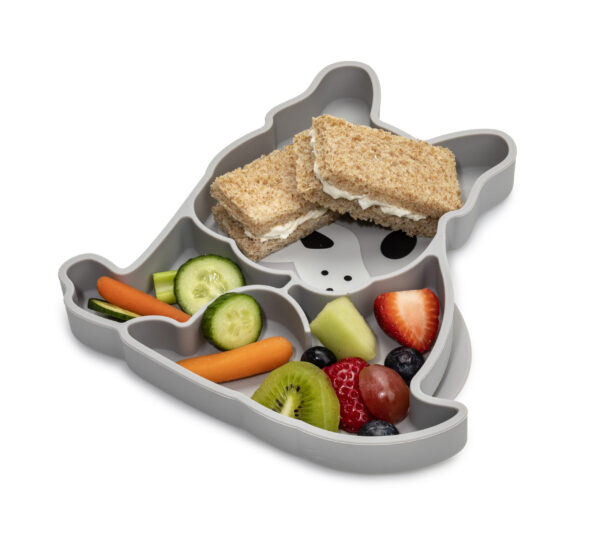 Melii - Πιάτο σιλικόνης με βεντούζα Βulldog