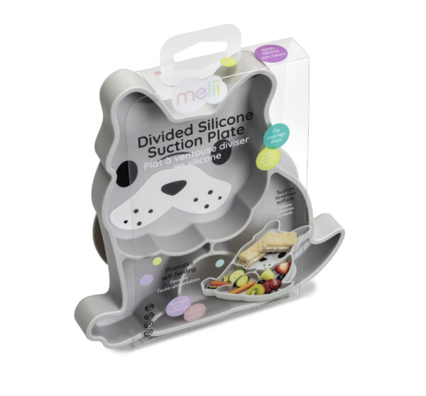 Melii - Πιάτο σιλικόνης με βεντούζα Βulldog