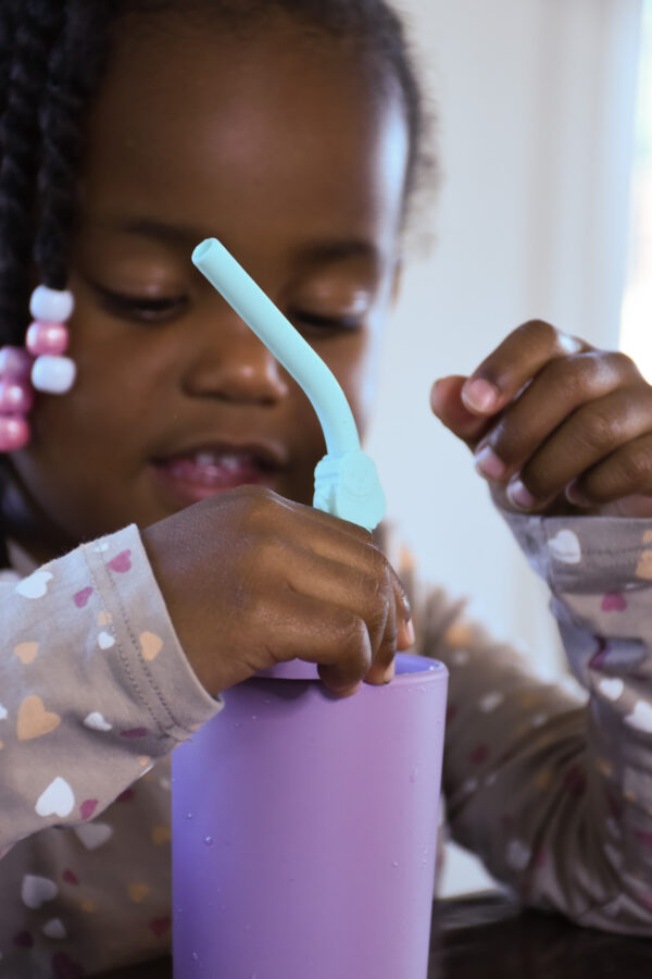 Melii - 6 καλαμάκια σιλικόνης πολλαπλών χρήσεων