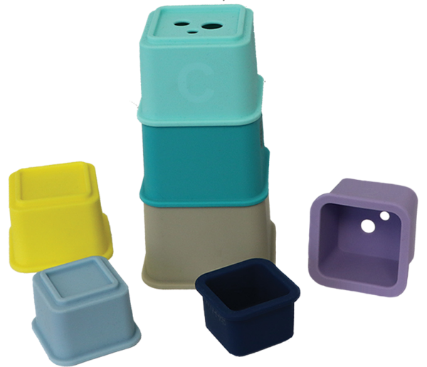 Bbluv Stack - Στοιβαζόμενοι Κύβοι Σιλικόνης