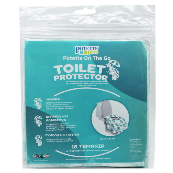 toilet-protector Potette on the go - Προστατευτικά τουαλέτας μιας χρήσης (10 pcs)