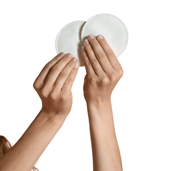 125_Washable Breast Pads_WHT_NM_F1_LRW Carriwell Επιθέματα πλενόμενα 100% βαμβάκι – Σετ 6