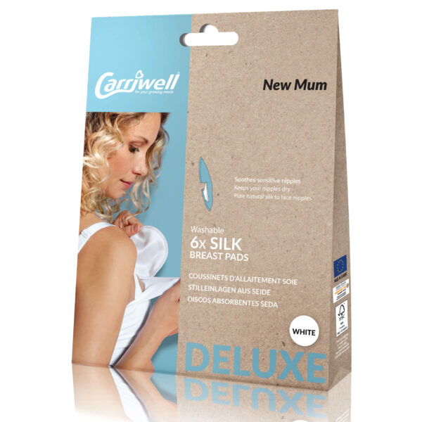 Carriwell Επιθέματα πλενόμενα από φυσικό μετάξι (6 τεμ)