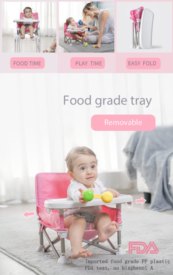 Babywise Pop Seat Booster - Pink