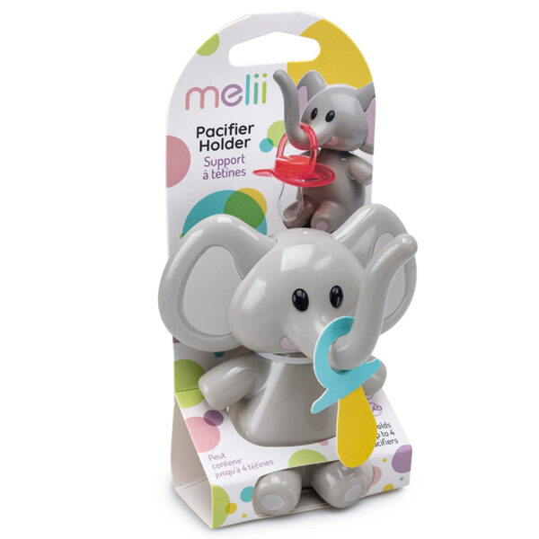 Melii - Stand για πιπίλες Ελεφαντάκι Pink Ears