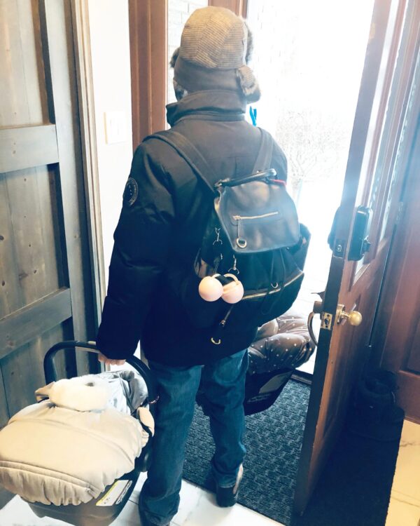 Melii - Θήκη για πιπίλα Pink/Grey