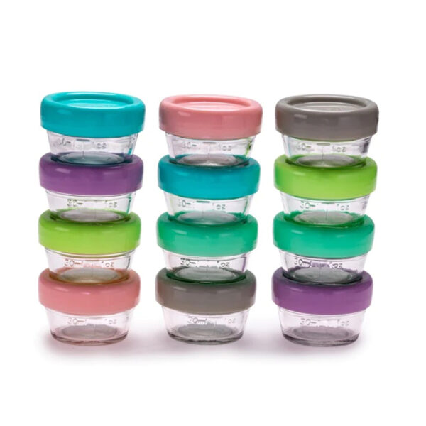 Melii - Γυάλινα δοχέια φαγητού 12τμχ. 59ml