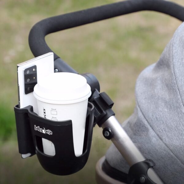 Ποτηροθήκη Καροτσιού με Θήκη Κινητού 2 σε 1