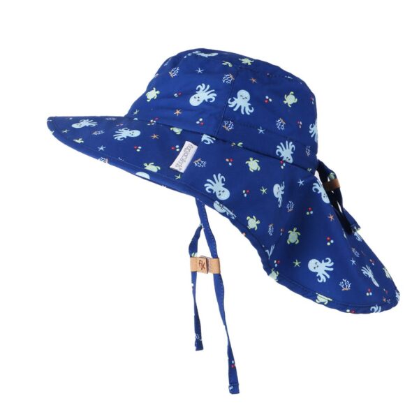 Flapjack Cape Sunhat UPF50 - Octopus