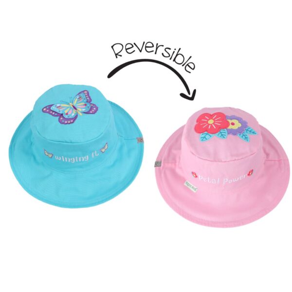 5 Καπέλο Διπλής Όψης Butterfly/Floral