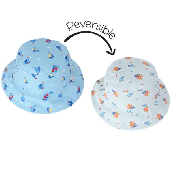 Καπέλο Διπλής Όψης UPF 50+ Sailboat/Submarine