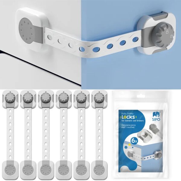 Ρυθμιζόμενη Πολυκλειδαριά ασφαλείας 6τμχ