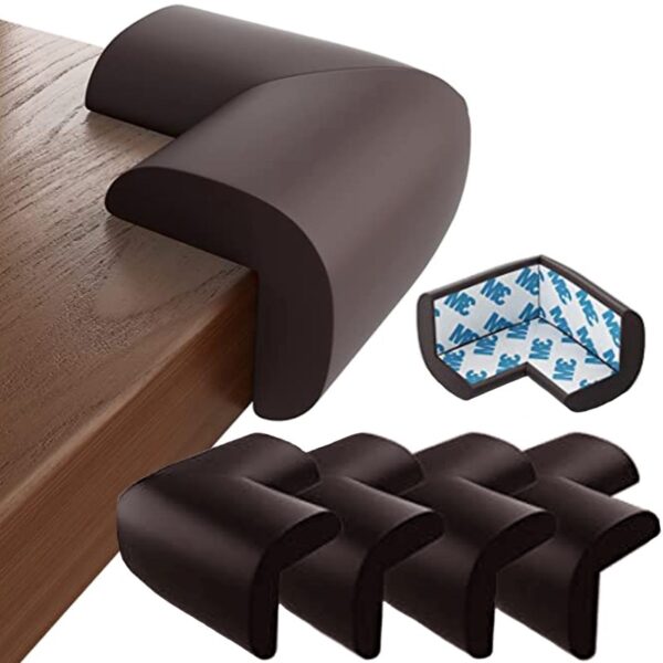 Αφρώδη προστατευτικά για γωνίες Καφέ 4τμχ