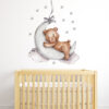 Sipo Wall sticker teddy bear on themoon