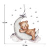 Sipo Wall sticker teddy bear on themoon