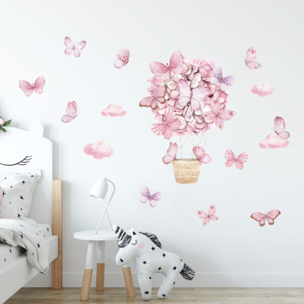 Sipo Wall sticker pink butterflies