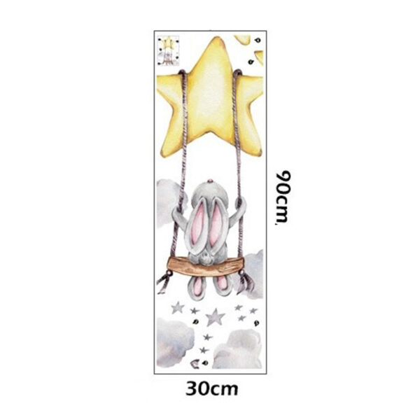 Sipo Wall sticker Bunny on swing