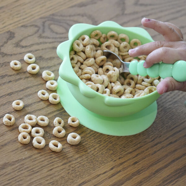 Melii - Μπολ Σιλικόνης με βεντούζα Dino 2 τεμ