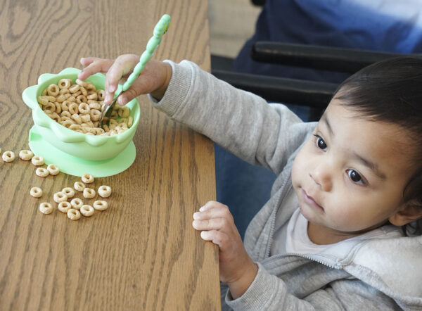 Melii - Μπολ Σιλικόνης με βεντούζα Dino 2 τεμ