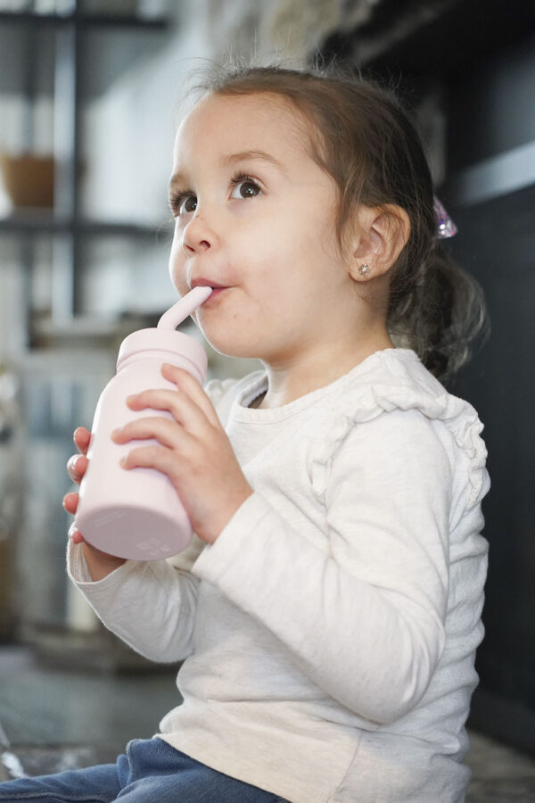 Melii - Μπουκάλι σιλικόνης με καλαμάκι