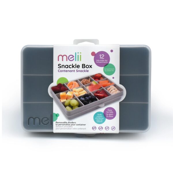 Melii - Snackle Box Large Grey