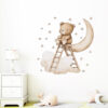 Sipo wall stickers Teddy bear on a ladder