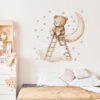 Sipo wall stickers Teddy bear on a ladder