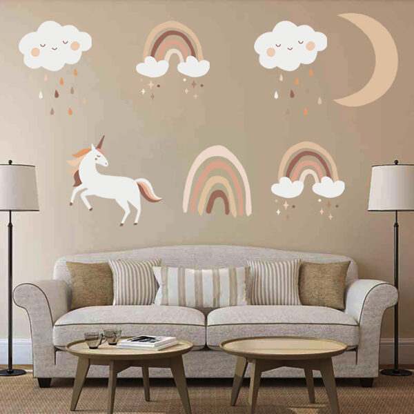 Sipo wall stickers Boho Rainbow Unicorn