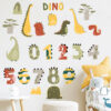 Sipo wall stickers Dino Numbers