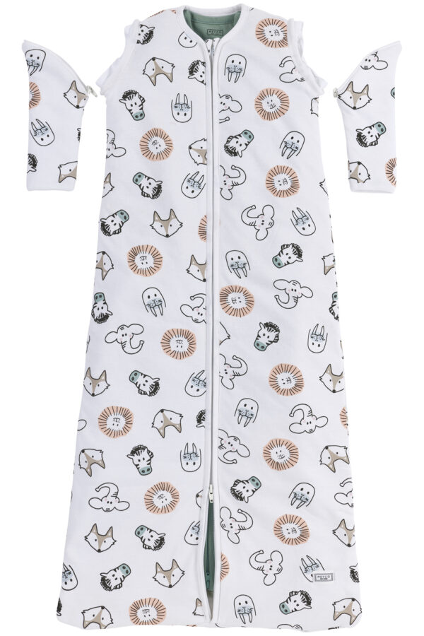 Meyco Baby Animal Υπνόσακος 4 εποχές Πολύχρωμος