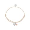 ProudMama Bracelet Mea – heart/silver/cream/moonstone