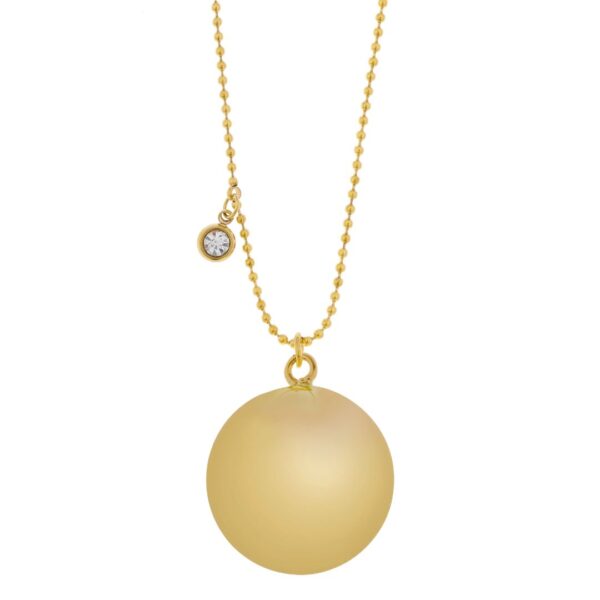 677 Proud Mama Bola Chloe Gold Chain Round with charm