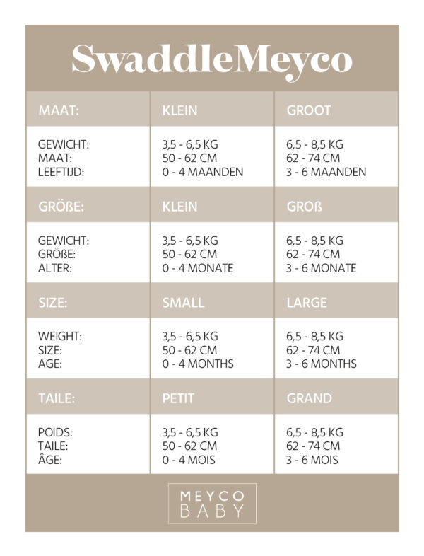 Meyco Swaddle Ροζ 0-3 μηνών