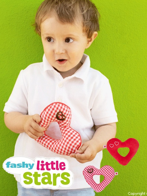 Καρδούλα Υφασμάτινη με Κουδουνάκι