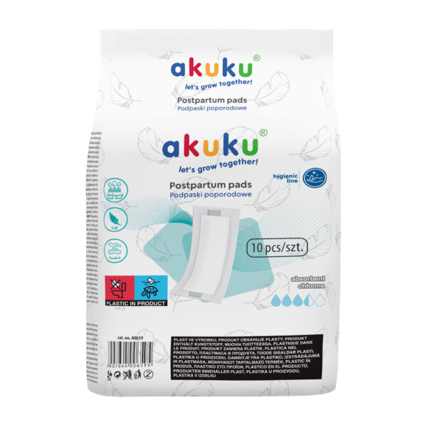 Akuku – Σερβιέτες Λοχείας (10pcs)