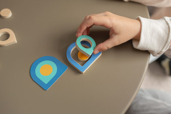 BS Toys - Παιχνίδι Μνήμης 3 Σχημάτων