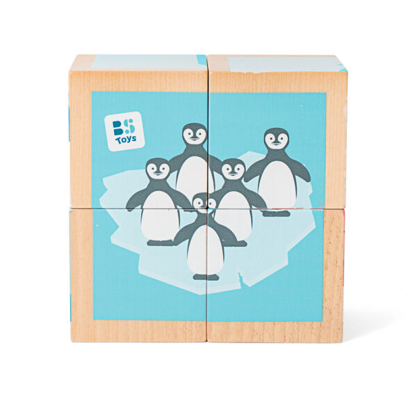 BS Toys - Παιχνίδι Puzzle Ξύλινων Κύβων